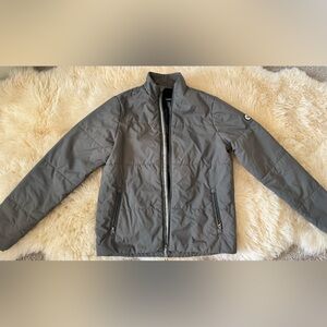 Vuori Size Small Grey Polyester Blend Puffer Athletic Men's Jacket